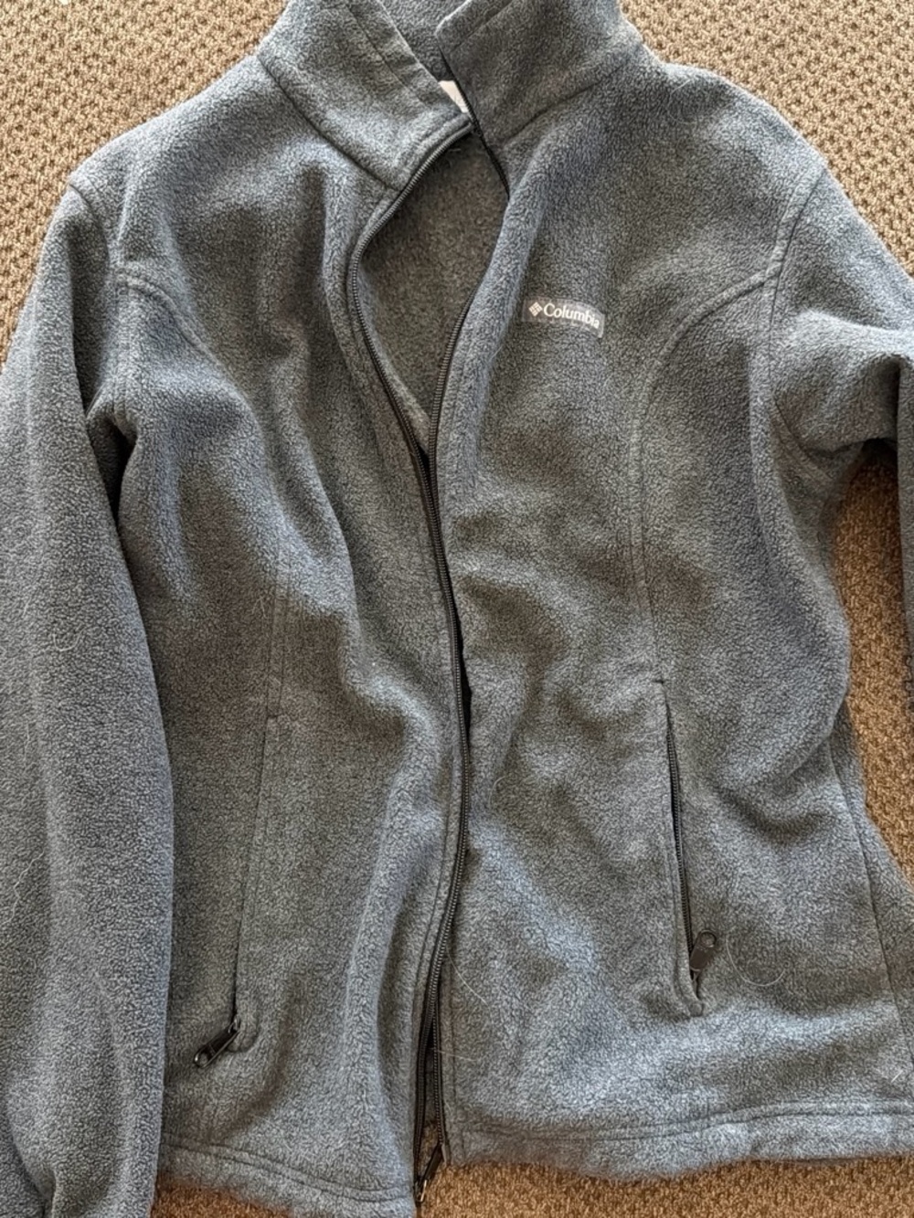 Columbia Women's Gray Full-Zip Fleece Jacket